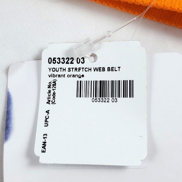 PUMA Golf Youth Ultralite Stretch Orange Belt Low Profile ONSFA - Picture 7 of 10